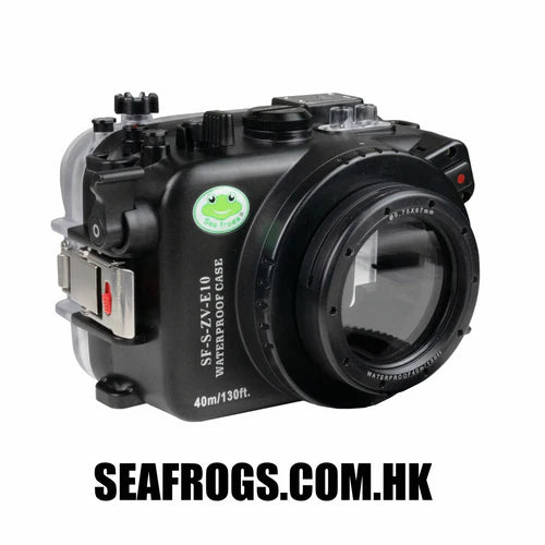 Seafrogs for Sony ZV-E10 waterproof camera housing