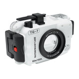 Olympus TG-7 60m/195ft SeaFrogs Underwater Camera Housing (White)