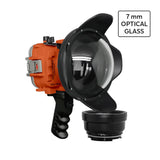 Salted Line Waterproof UW housing for Sony RX1xx series with Aluminium Pistol Grip & 6" Optical Glass Dry Dome Port