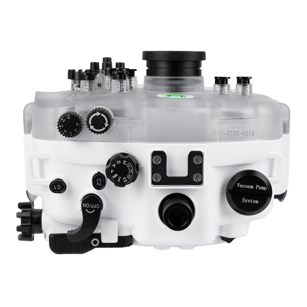 Sea Frogs Salted Line Series Sony A7III / A7RIII 40M/130FT Waterproof camera housing, body only. White